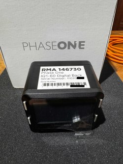 Phase One IQ160 60MP CCD – Hasselblad H Mount – Extensive 2025 Factory Service – $4000 + insured shipping from Singapore
